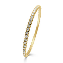 Load image into Gallery viewer, 14k Gold 2.70ct Diamond Flexible Stackable Bangle
