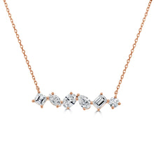 Load image into Gallery viewer, 14K Gold Fancy Shape Diamond Necklace
