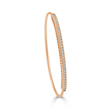 Load image into Gallery viewer, 14k Gold 0.60ct Diamond Flexible Stackable Bangle
