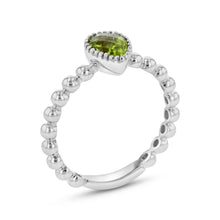 Load image into Gallery viewer, 14K Gold Pear Shape Birth Stone Bead Ring
