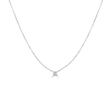 Load image into Gallery viewer, 14K Gold Diamond Bezel Set Necklace
