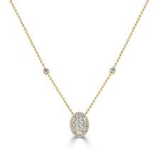 Load image into Gallery viewer, 14K Rose Gold Diamond Pendant
