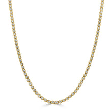 Load image into Gallery viewer, 14K Yellow Gold Diamond Tennis Necklace / Bracelet 2.15cts
