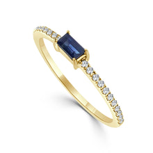 Load image into Gallery viewer, 14K Gold Birthstone &amp; Diamond Stackable Rings
