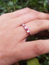 Load image into Gallery viewer, 14K White Gold Ruby &amp; Diamond Ring
